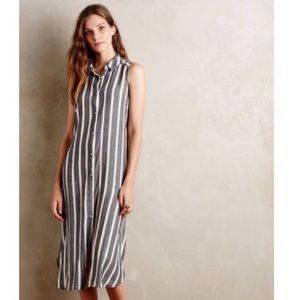 Holding Horses 4 Midi Stripe Dress Button Down